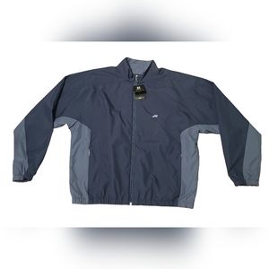 Gear Wind Breaker Jacket Men's With Zipper Blue/Gray NWT